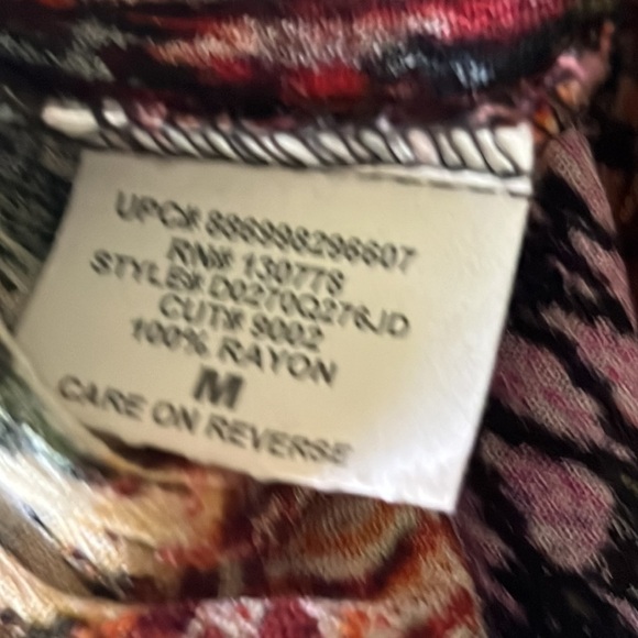 About a girl boho wide leg pull on Pants Size Medium - Picture 6 of 6